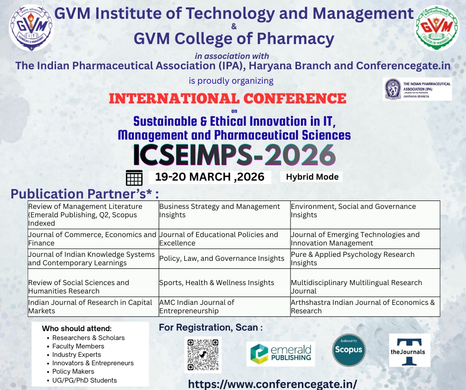 INTERNATIONAL CONFERENCE MARCH 19-20